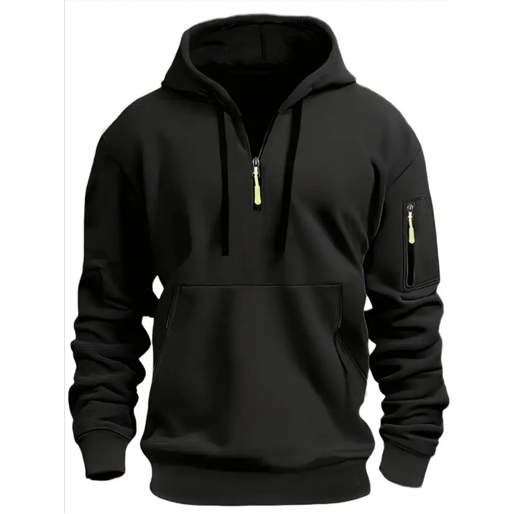 Men’s Autumn Winter Zip Up Hoodie Casual Pullover W/ Front Zipper New
